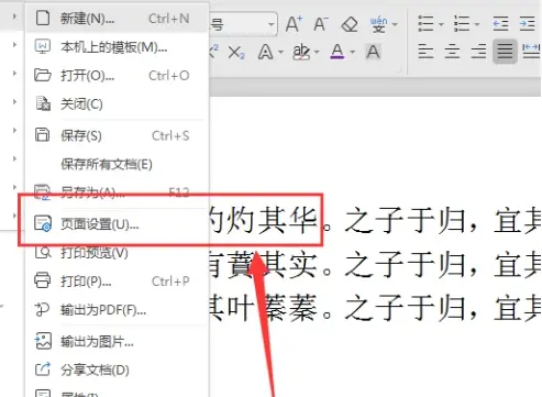 WPS2019文字怎样页面设置?WPS2019文字页面设置的方法截图