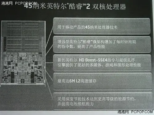 Intel发布45nmPenryn博锐移动处理器