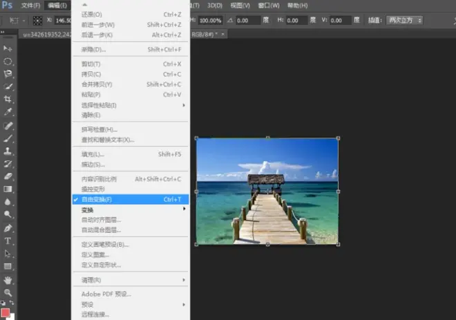 怎么用Photoshop制作改變照片視覺(jué)效果?Photoshop制作改變照片視覺(jué)效果的操作方法截圖
