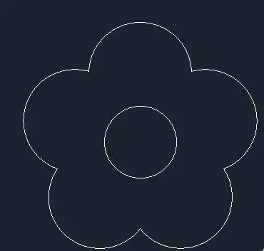 如何使用Auto CAD 2018繪制花朵